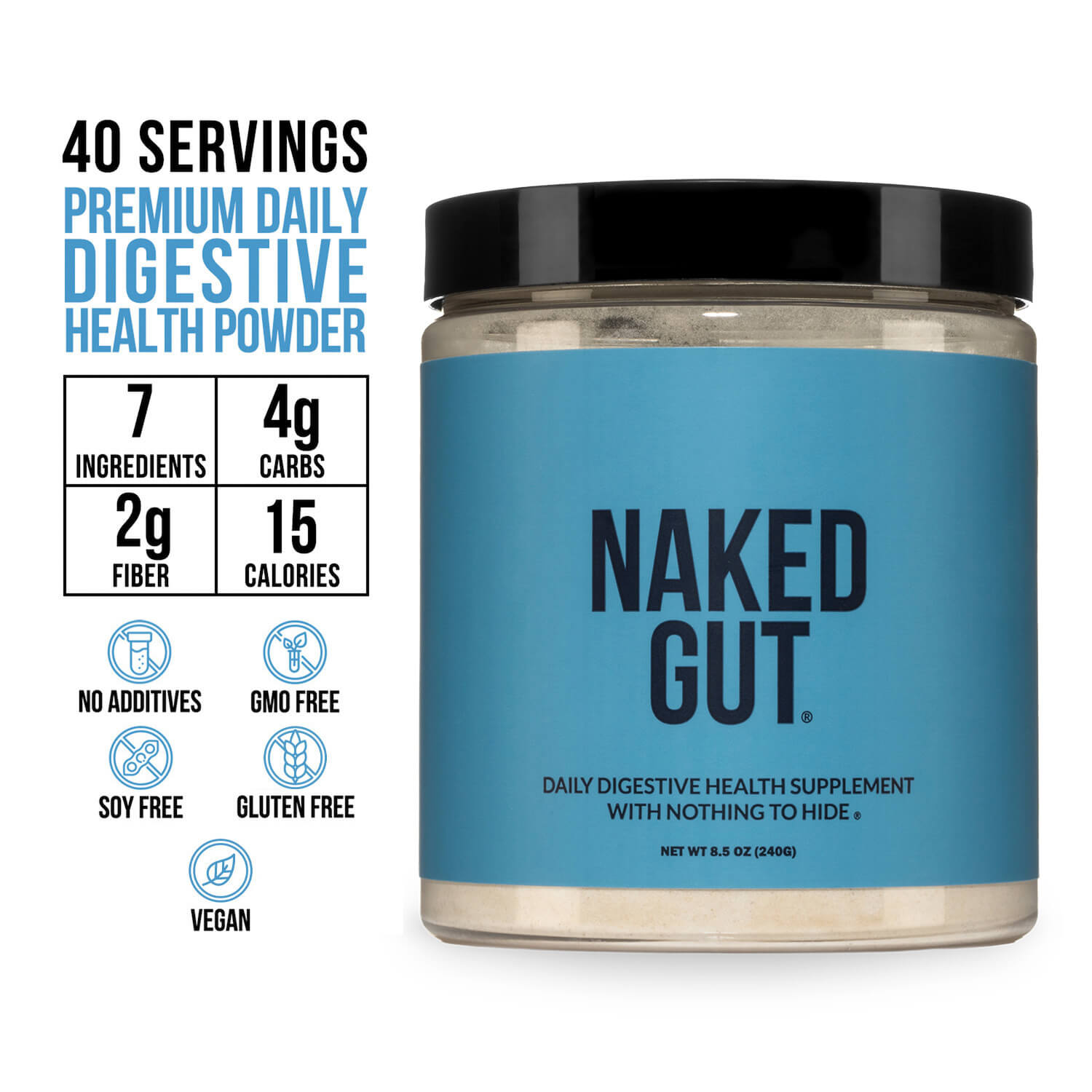 Gut Health Supplement | Naked Gut - 40 Servings