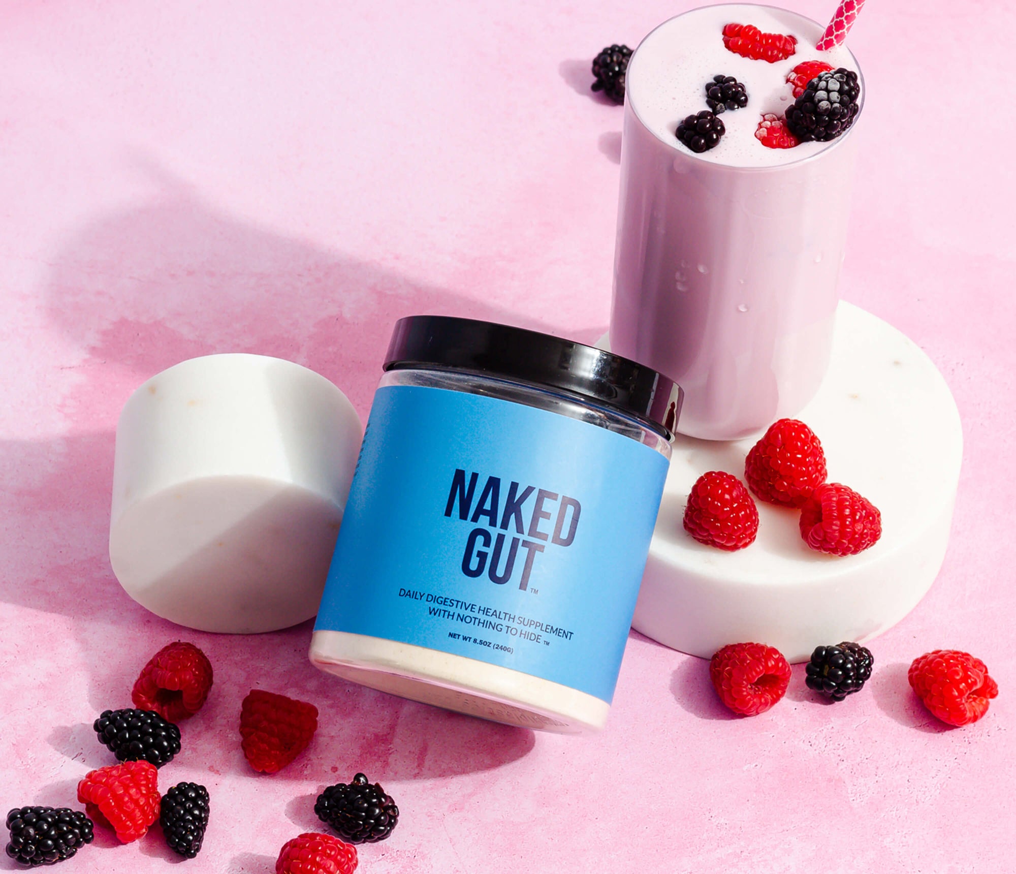 Add our daily digestive supplement to sports drinks, juice drinks, or smoothies. Best used once per day, with or without food.