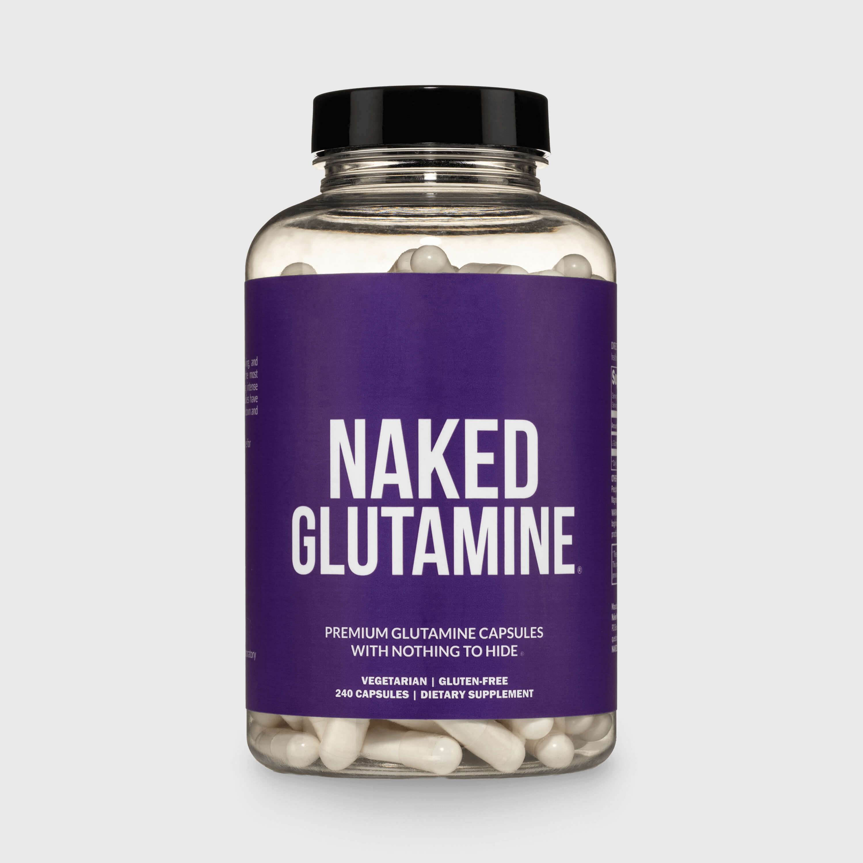 Glutamine Capsules | Naked Glutamine