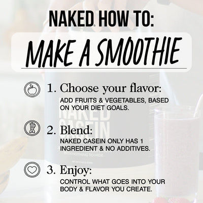 Chocolate Casein Protein Powder | Naked Chocolate Casein - 2LB