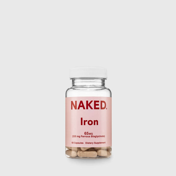 Daily Iron Supplement | Naked Iron - 60 Capsules