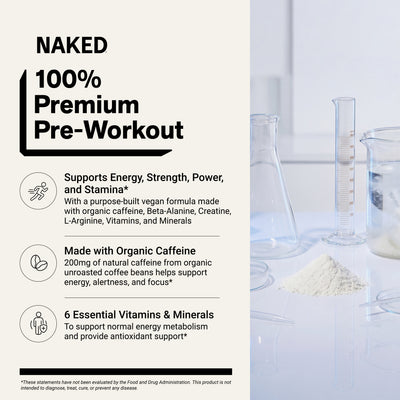 Strawberry Lemonade Pre Workout Supplement | Naked Energy - 30 Servings
