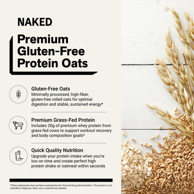 Chocolate Peanut Butter Banana Protein Oats | Naked Oats