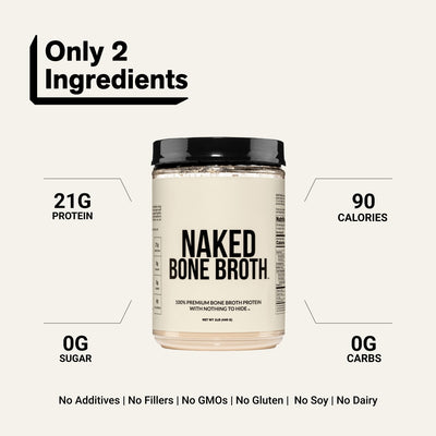 Bone Broth Protein Powder | Naked Bone Broth - 1LB