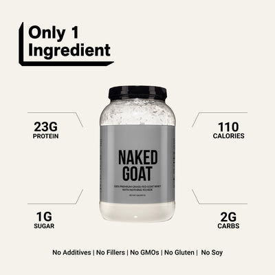 Goat Whey Protein Powder | Naked Goat - 2lb