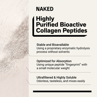 Caramel Collagen Peptides Powder | Naked Collagen - 1.2 LB