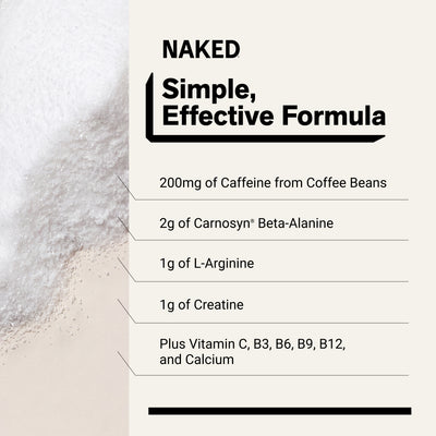 Pre Workout-tillskott | Naked Energy - 50 portioner