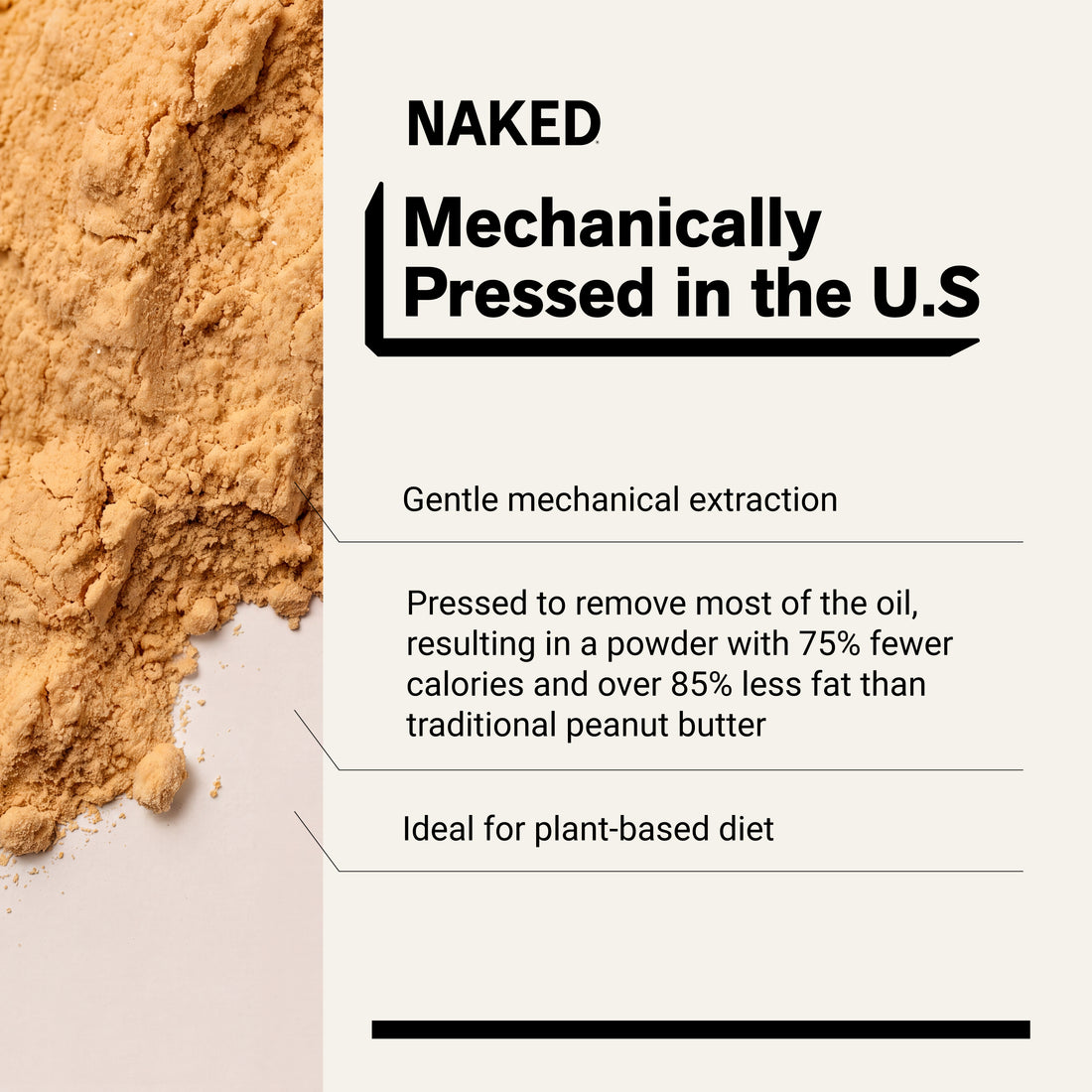 Powdered Peanut Butter | Naked PB - 2LB