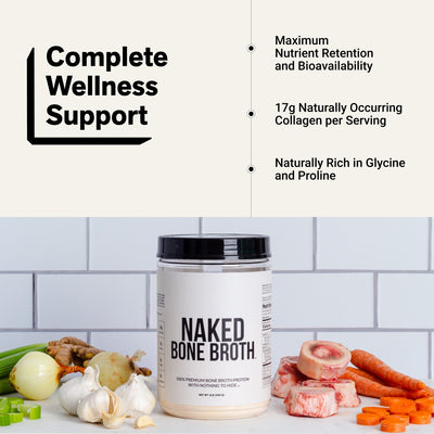Bone Broth Protein Powder | Naked Bone Broth - 1LB