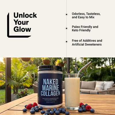 Proteína en polvo de péptidos de colágeno marino | Naked Marine Collagen