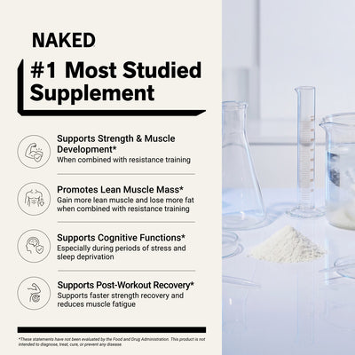Creatine Monohydrate Powder | Naked Creatine - 2.2LB