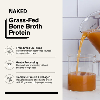 Bone Broth Protein Powder | Naked Bone Broth - 1LB