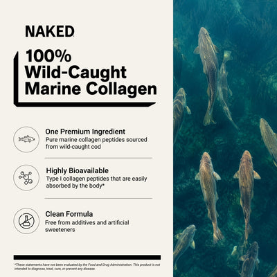 Proteína en polvo de péptidos de colágeno marino | Naked Marine Collagen