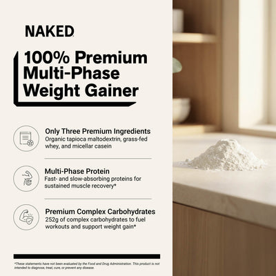 Suplement białkowy na przyrost masy | Naked Mass - 8LB