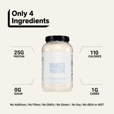 Eiwitpoeder Blend - 1,36 kg Eieren, Wei & Caseïne Eiwit Blend | Naked Protein - 1,36 kg