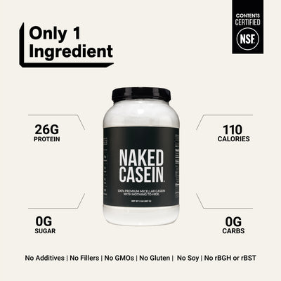 Proteine Micellari della Caseina | Naked Casein - 2LB