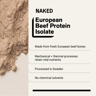 Poudre de Protéine de Bœuf | Protéine de Bœuf Naked - 1,1LB