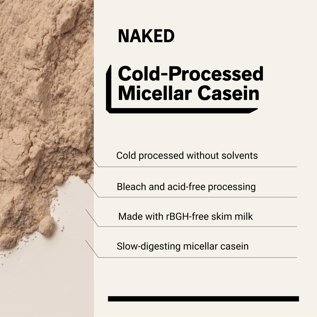 Chocolate Casein Protein Powder - 5LB
