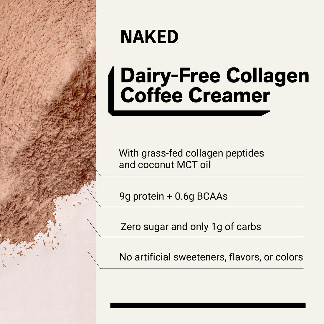 Mocha kaffekräm | Naked kollagenkräm