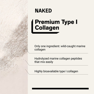 Proteína en polvo de péptidos de colágeno marino | Naked Marine Collagen