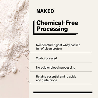 Proteína de suero de leche de cabra con sabor a vainilla | Naked Goat - 2 libras