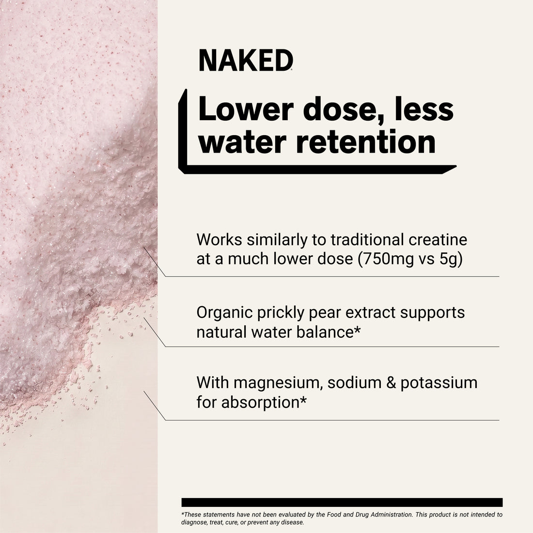 Poudre de Créatine HCl | Créatine Naked Lean - 232g