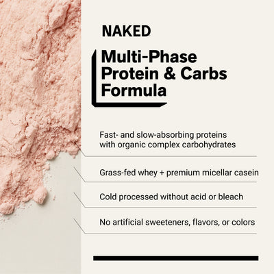 Integratore Proteico per Massa al Gusto Fragola | Naked Mass - 8LB