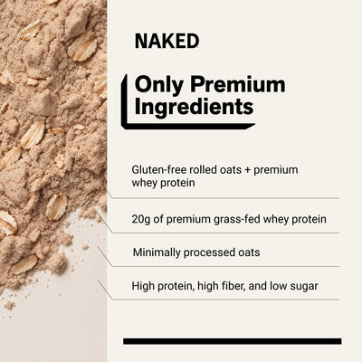 Chocolate Peanut Butter Banana Protein Oats | Naked Oats
