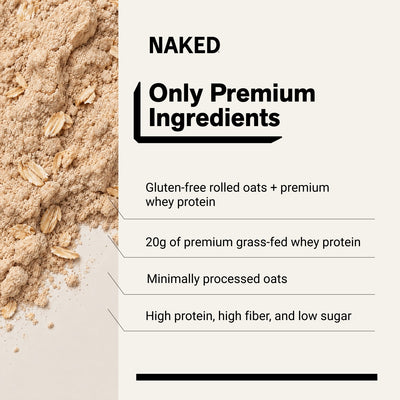 Avena proteica con manzana verde y canela | Naked Oats