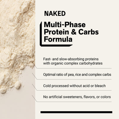 Vanilla Vegan Weight Gainer Supplement | Naked Vegan Mass - 12LB