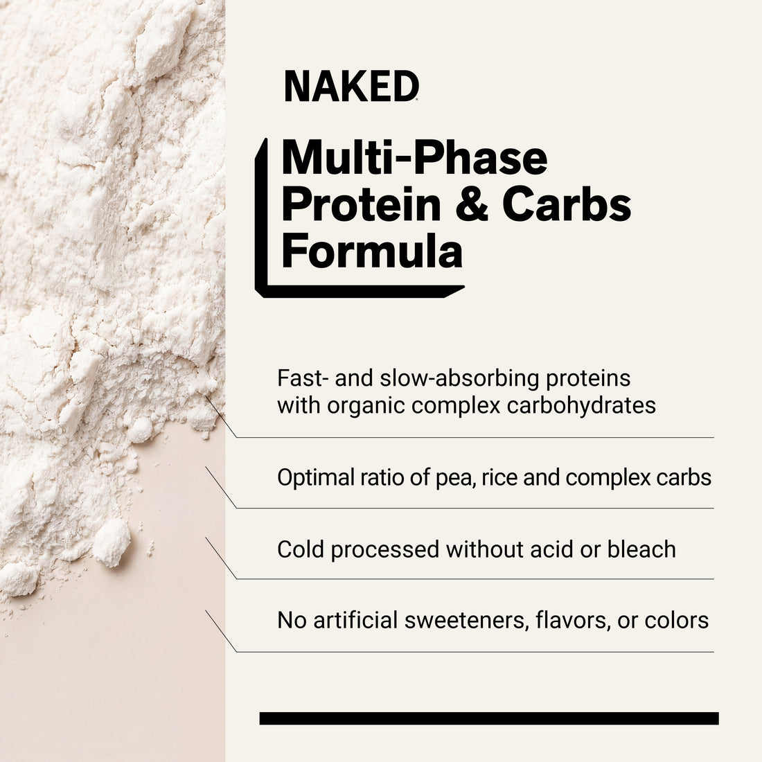 Vegan Weight Gainer Supplement | Naked Vegan Mass - 8LB