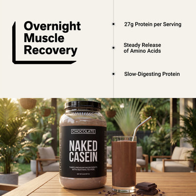 Proteine della Caseina al Cioccolato | Naked Chocolate Casein - 2LB