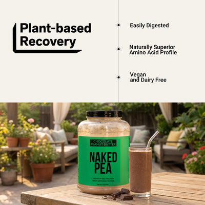 Proteína de guisante en polvo con mantequilla de maní y chocolate | Naked Pea - 5 libras
