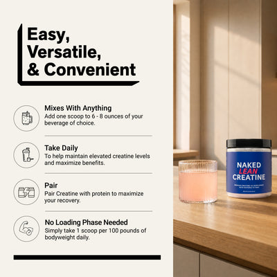 Poudre de Créatine HCl | Créatine Naked Lean - 232g