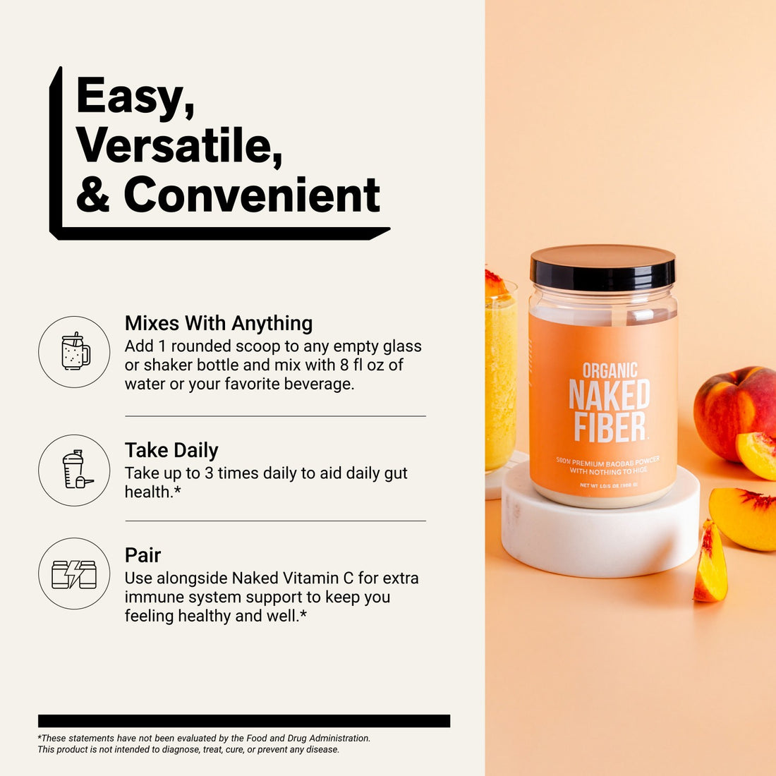 Organic Fiber Supplement | Naked Fiber