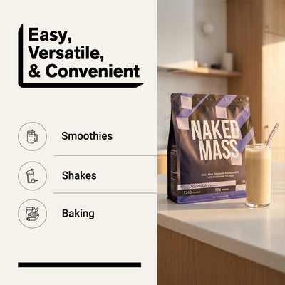 Integratore proteico per aumento di massa alla vaniglia | Naked Vanilla Mass - 12LB