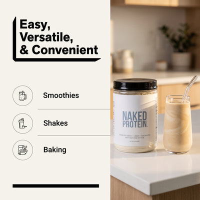 Eiwitpoeder Blend - 1LB Ei, Wei & Caseïne Eiwitmengsel | Naked Eiwit - 1lb