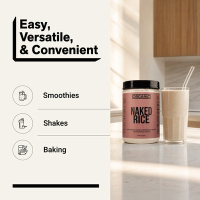Ekologiskt brunt risproteinpulver 1 lb | Naked Rice - 1 lb