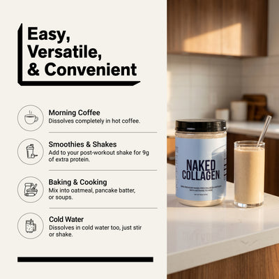 Collagen Peptides Protein Powder | Naked Collagen - 20 oz