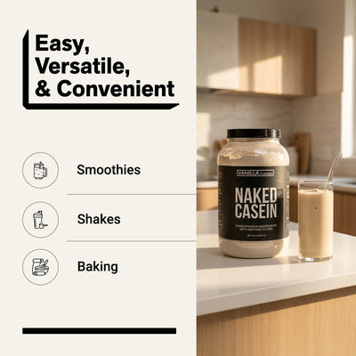 Proszek białkowy kazeinowy waniliowy | Naked Vanilla Casein - 2LB