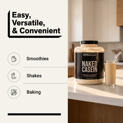 Vanille-Kasein-Proteinpulver | Naked Vanilla Casein 5LB