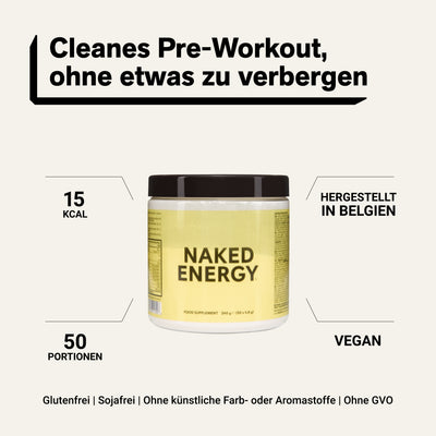 Pre Workout Supplement | Naked Energy - 240g