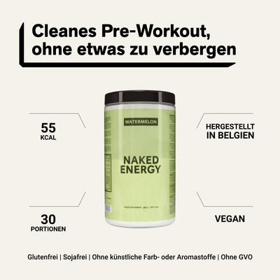 Watermelon Pre Workout Supplement | Naked Energy - 480g