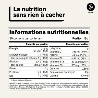 Fruit Punch Pre Workout Supplement | Naked Energy - 480g
