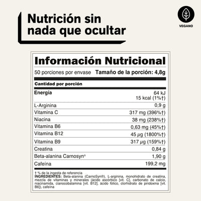 Pre Workout Supplement | Naked Energy - 240g