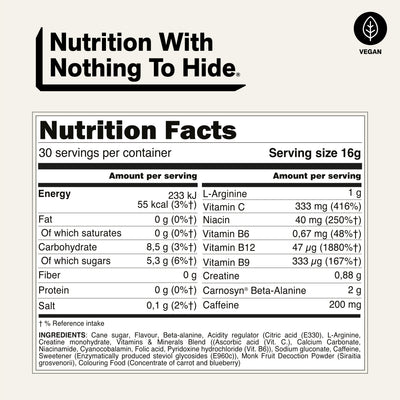 Watermelon Pre Workout Supplement | Naked Energy - 480g
