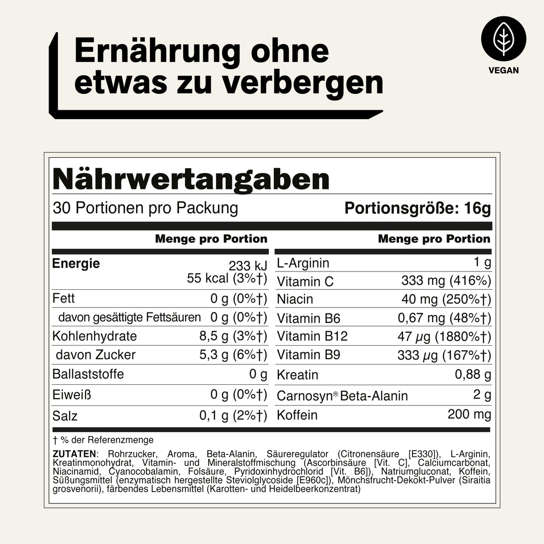 Watermelon Pre Workout Supplement | Naked Energy - 480g