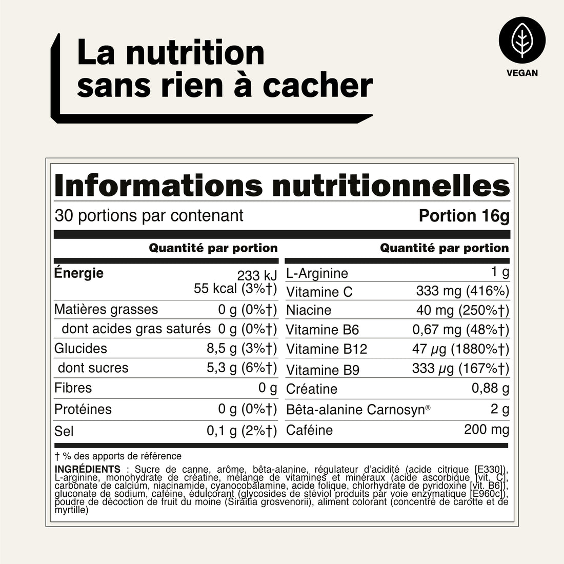 Watermelon Pre Workout Supplement | Naked Energy - 480g