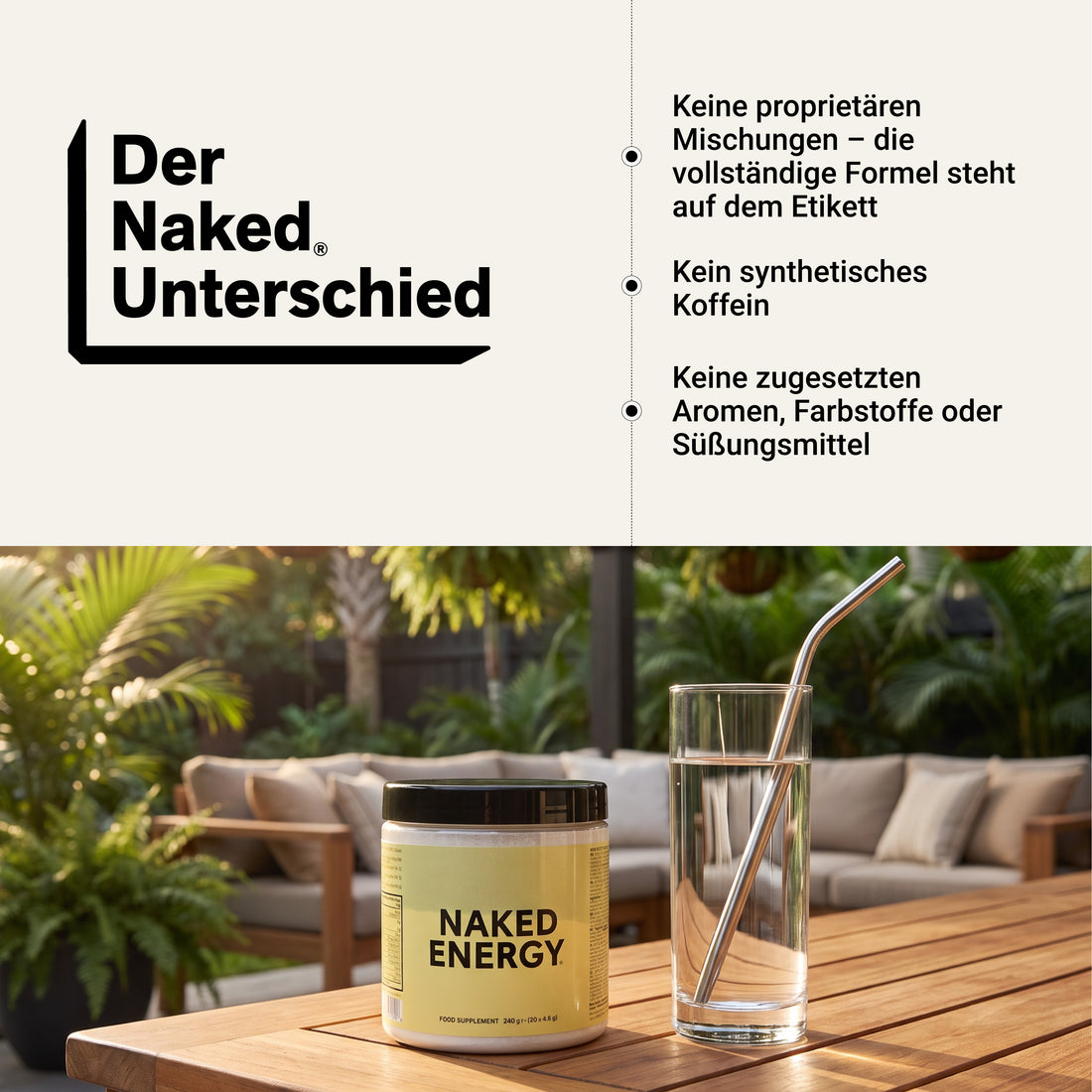 Pre Workout Supplement | Naked Energy - 240g
