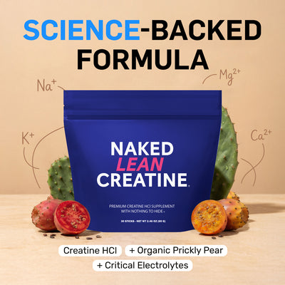 Paquetes de Creatina HCl para Viaje | Creatina Naked Lean - 30 Porciones